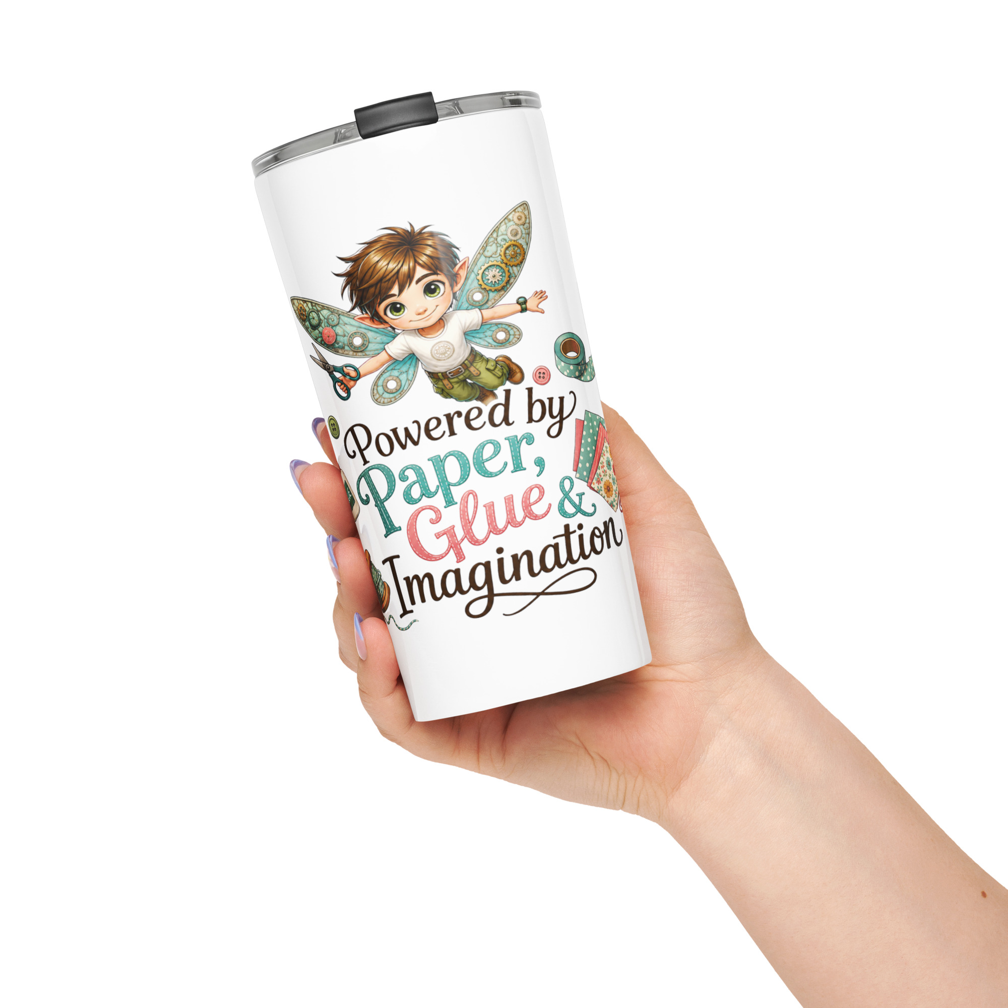 Tapered stainless steel tumbler - Image 5