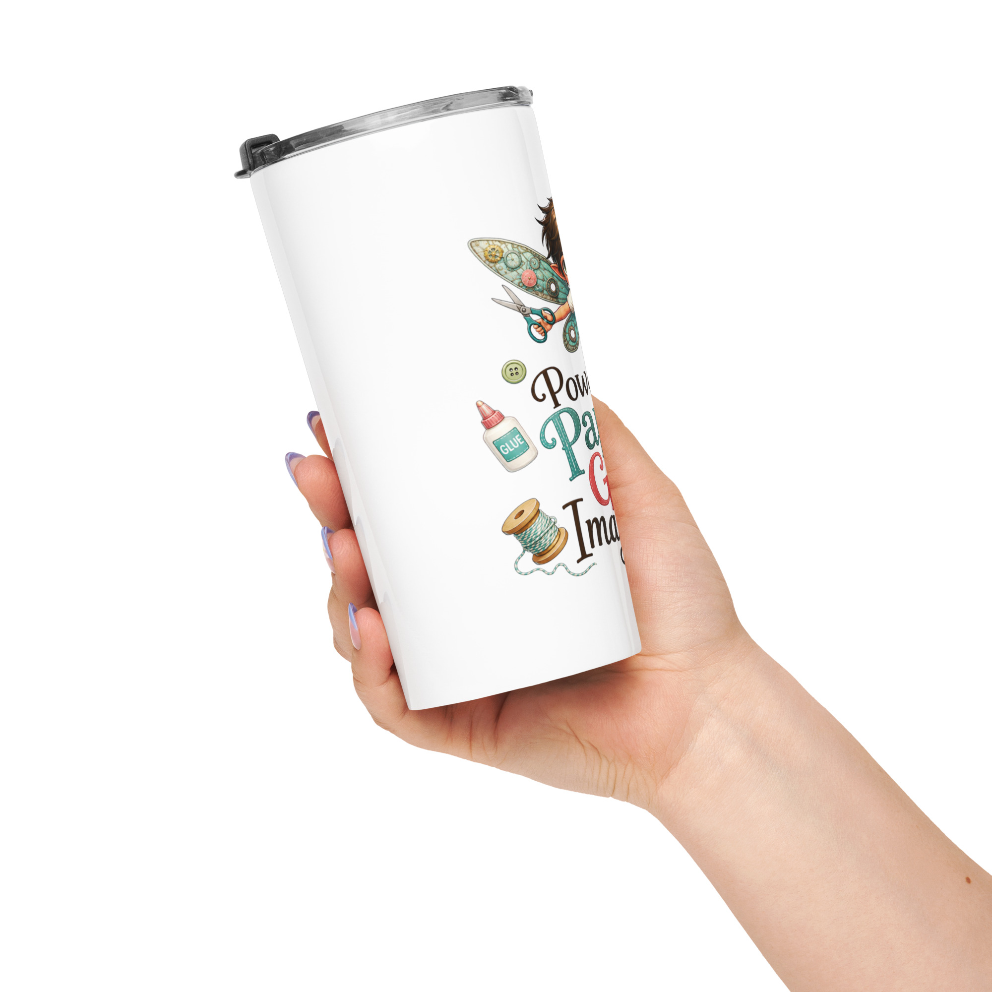 Tapered stainless steel tumbler - Image 8