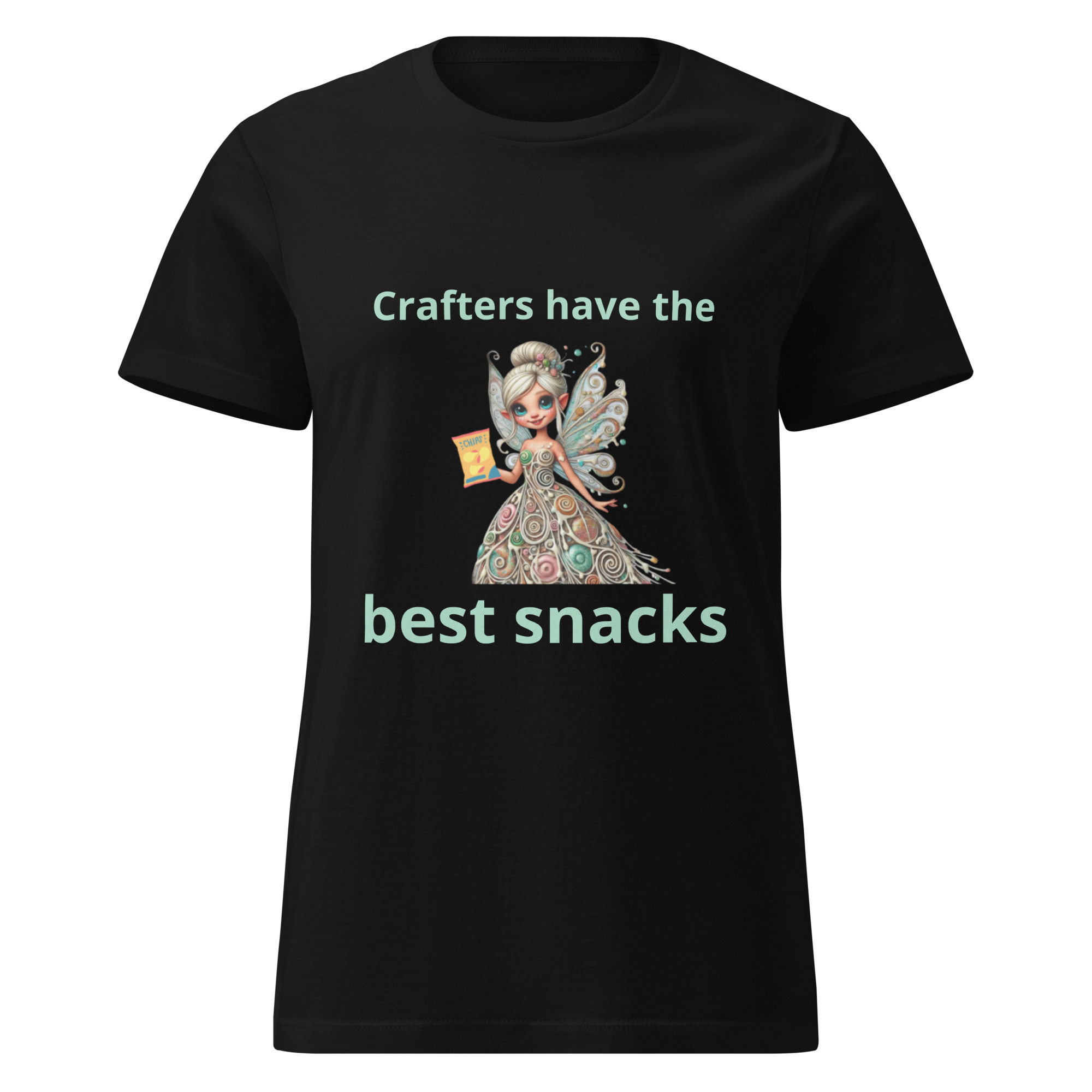 Women’s basic softstyle t-shirt - Crafters have the best snacks