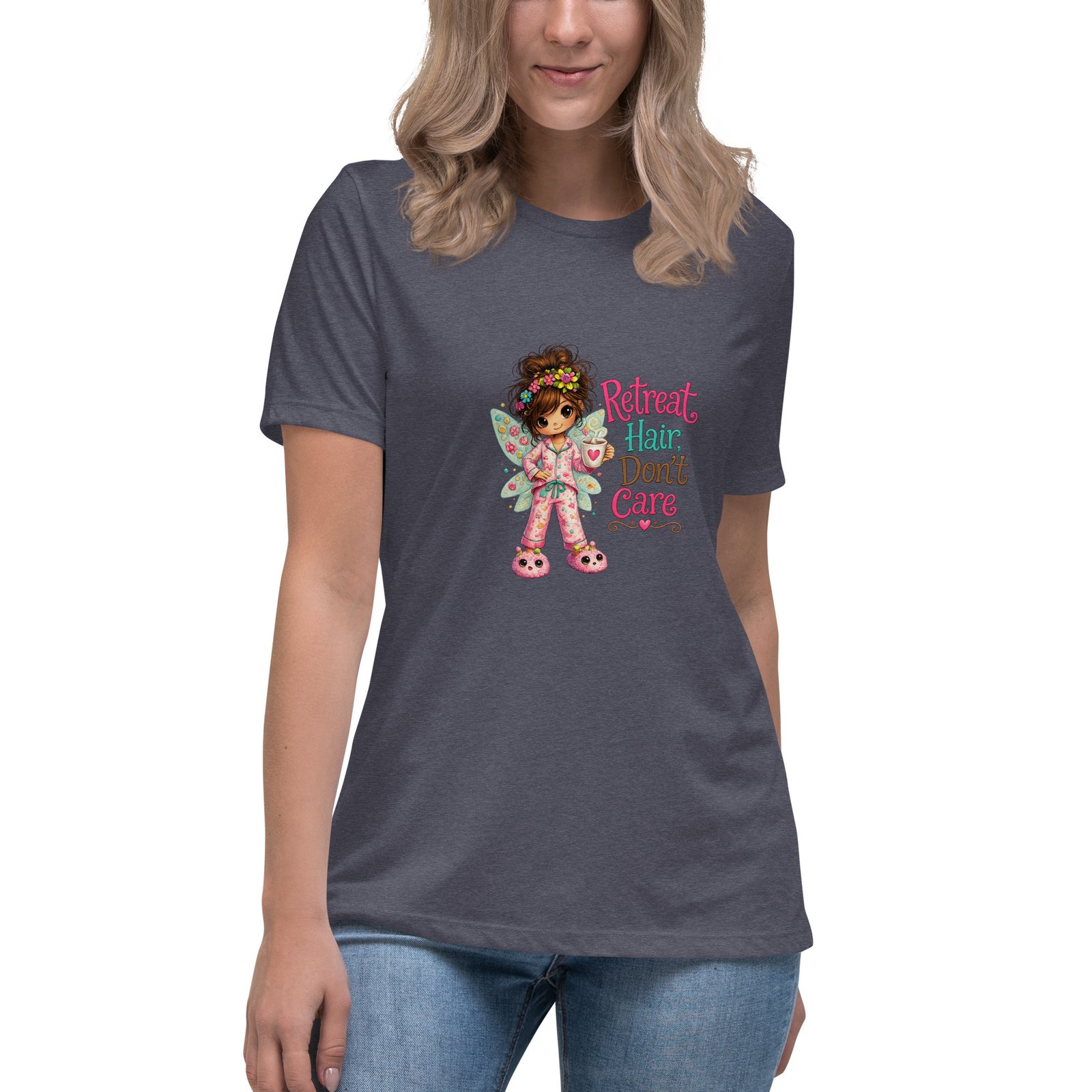 Retreat Hair Don't Care! Women's Relaxed T-Shirt - Image 3