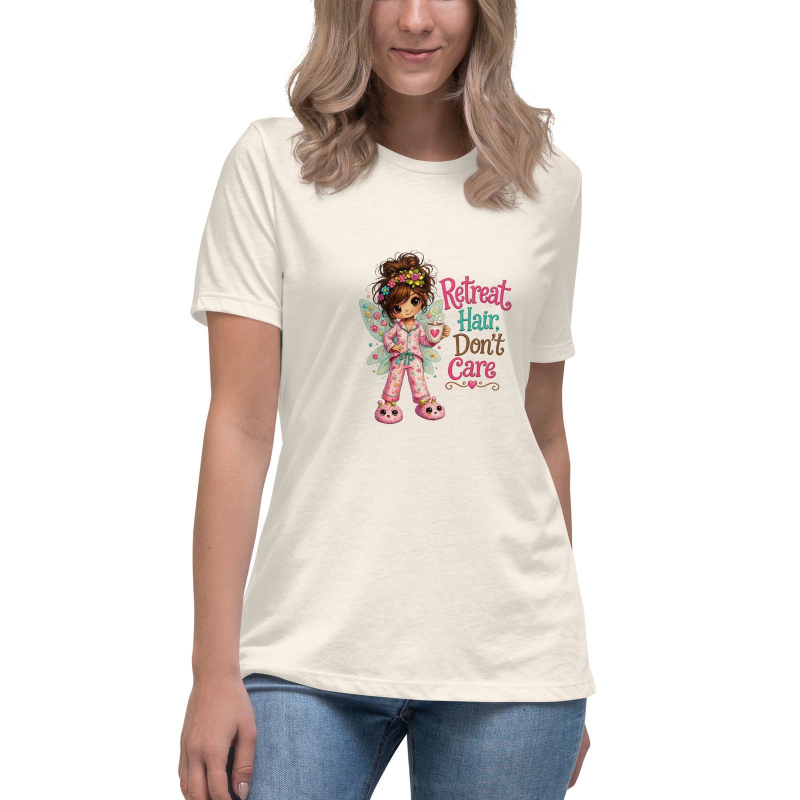 Retreat Hair Don't Care! Women's Relaxed T-Shirt - Image 4