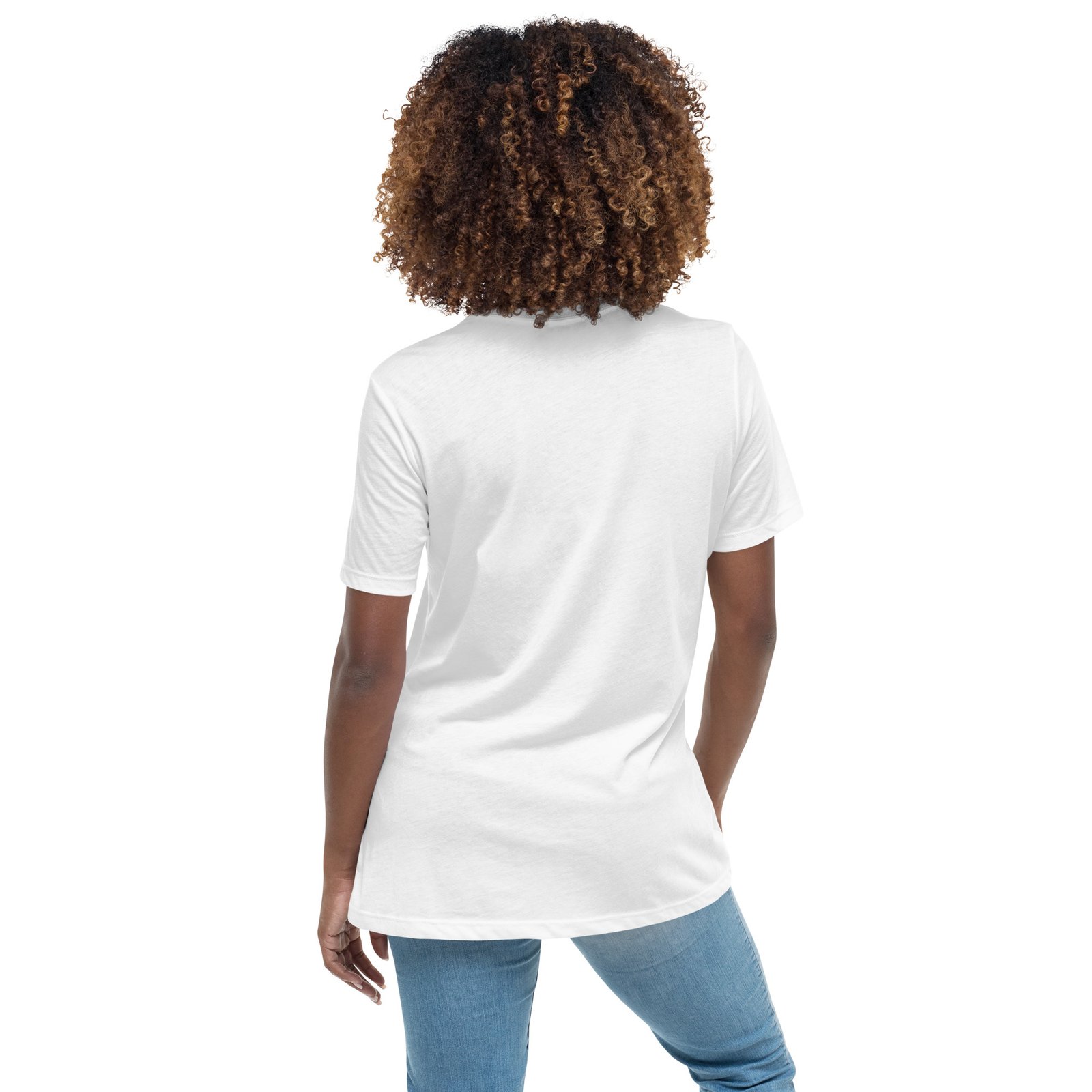 My Happy Place Has a Crop Table - Women's Relaxed T-Shirt - Image 7