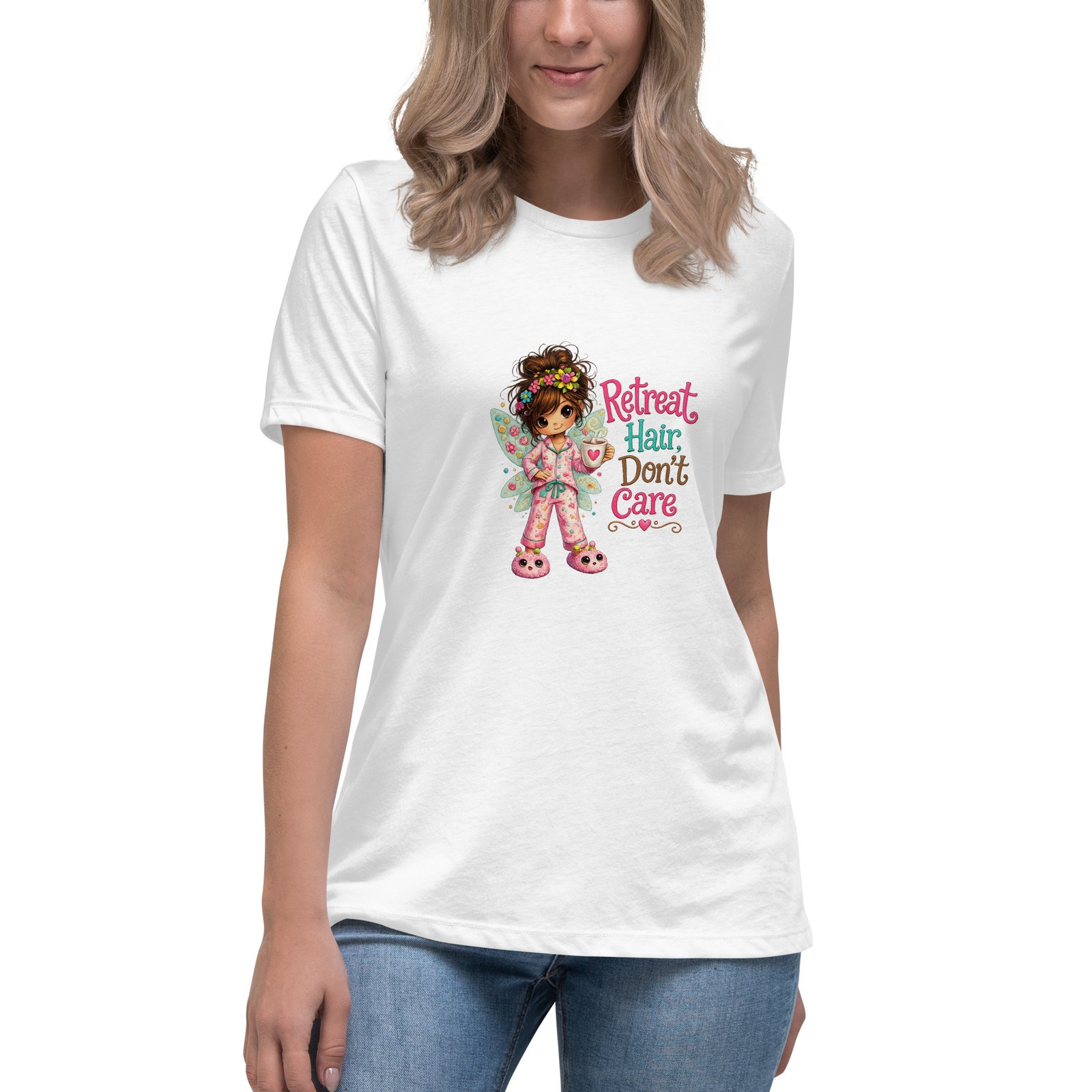 Retreat Hair Don't Care! Women's Relaxed T-Shirt - Image 5