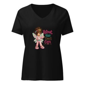 Retreat Hair Don't Care - Women’s relaxed v-neck t-shirt