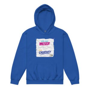 It's Not Messy, It's Creativity - Youth heavy blend hoodie