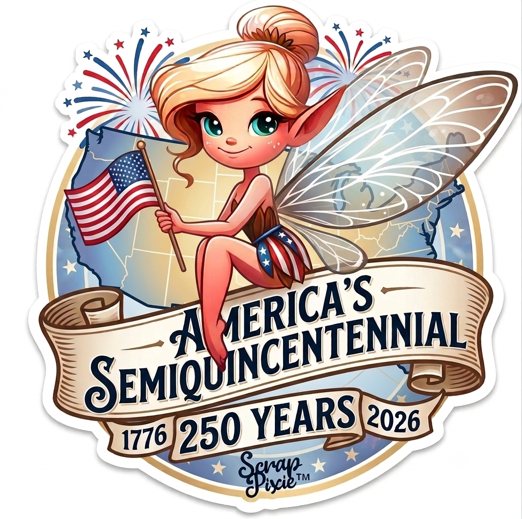 America's Semiquincentennial 250 Years - Sticker 2-3/4" x 3"